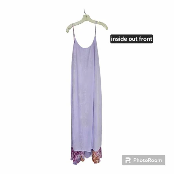 NEW Red Dress - Aura Lavender Floral Maxi Dress Size S - Picture 4 of 9